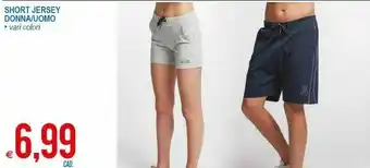 MD Discount Short Jersey Donna offerta