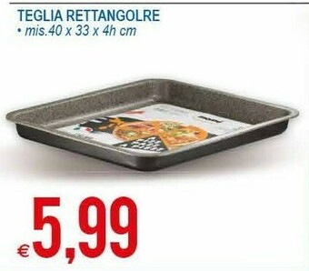 MD Discount Teglia Rettangolare offerta