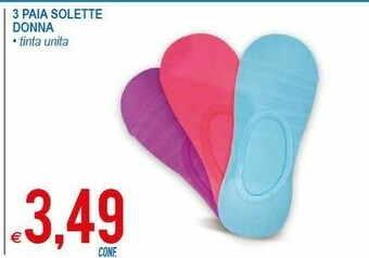 MD Discount 3 Paia Solette Donna offerta