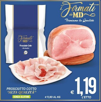 MD Discount Prosciutto Cotto Alta Qualita offerta