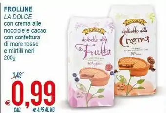 MD Discount La Dolce Frolline Con Crema Alle Nocciole E Cacao Con Confettura Di More Rosse E Mirtilli Neri offerta
