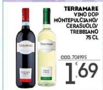 Terramare Vino DOP Montepulciano/ Cerasuolo/ Trebbiano 75 cl