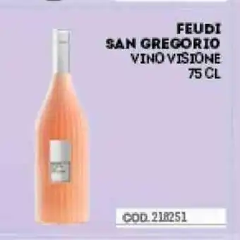 Eurocash Feudi San Gregorio Vino Visione 75 cl offerta