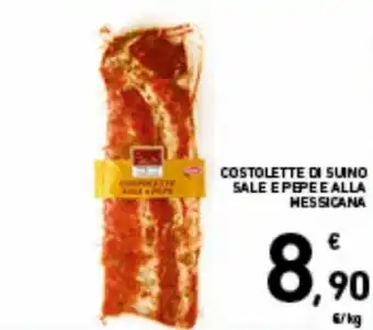 Spazio Conad Costolette di Suino Sale e Pepe Alla Messicana offerta