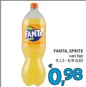 Mercatò Fanta Sprite Vari Tipi It1,5 offerta