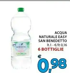 Mercatò San Benedetto Acqua Naturale Easy It1 offerta