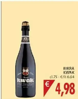 Mercatò Kwak Birra Cl75 offerta