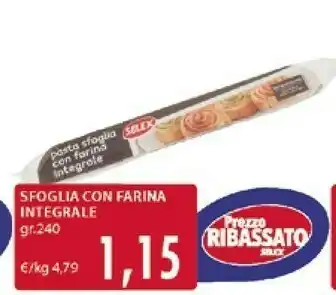 Mercatò Sfoglia Con Farina Integrale Gr240 Ribassato offerta