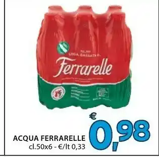 Mercatò Ferrarelle Acqua Cl50x6 offerta