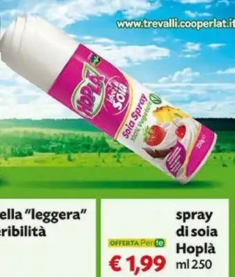 Pam Hoplà Hoplà - Idee Di Soia Soia Spray 250 G(ml) offerta