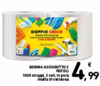 Spazio Conad Bobina Asciugotto 2 rotoli offerta