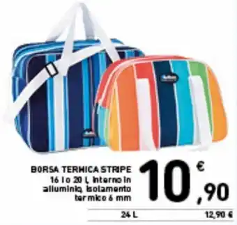 Spazio Conad Borsa termica stripe 16 l o 20 l offerta