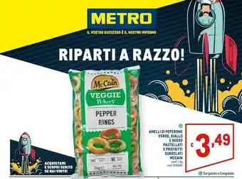 Metro Mccain Pepper rings offerta