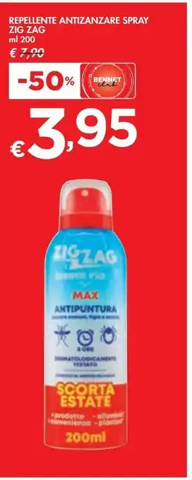 Repellente antizanzare spray zig zag ml 200