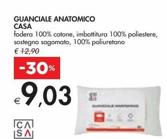 Bennet Guanciale anatomico casa offerta