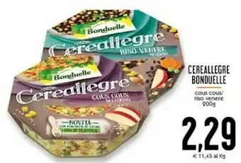 Conad Superstore Bonduelle Cereallegre Riso Venere offerta