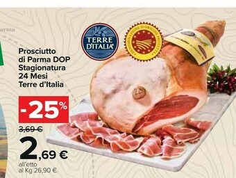 Carrefour Market Terre d'Italia Prosciutto di Parma offerta