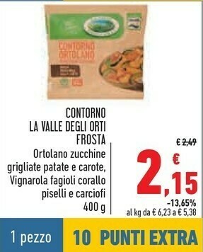 Conad La Valle degli Orti Contorno Ortolano 400 G(ml) offerta