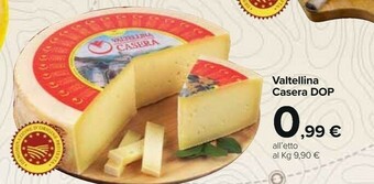 Carrefour Market Valtellina Formaggio offerta