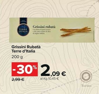 Carrefour Market Rubatà Grissini offerta