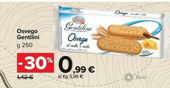 Carrefour Market Gentilini Biscotti offerta