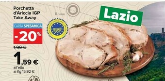Carrefour Market Porchetta offerta