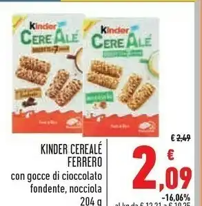 Kinder CereAlè Nocciola 204 G(ml)
