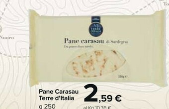 Carrefour Market Terre d'Italia Pane offerta