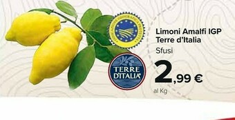Carrefour Market Terre d'Italia Limoni offerta