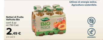 Carrefour Valfrutta Succhi di frutta offerta