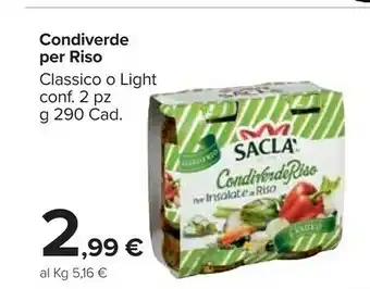 Carrefour Saclà Conserve offerta
