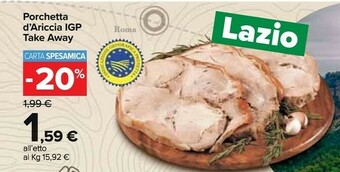 Carrefour Porchetta offerta