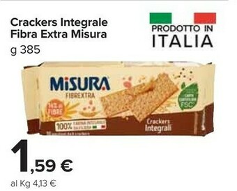 Carrefour Misura Crackers offerta