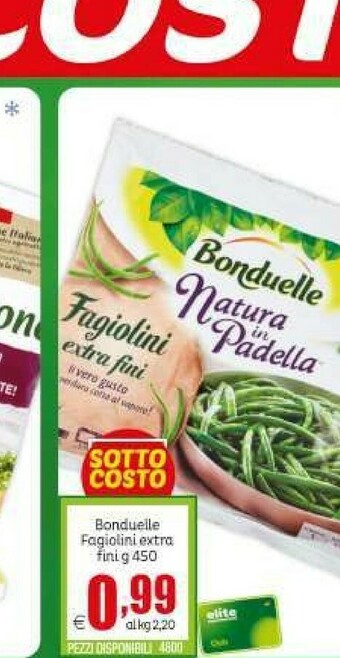 Elite Bonduelle Surgelati offerta