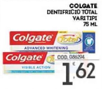 Eurocash Colgate Dentifricio Total Vari Tipi 75 ml offerta