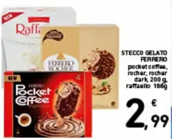 Spazio Conad Stecco gelato Ferrero 200 g/188 g offerta