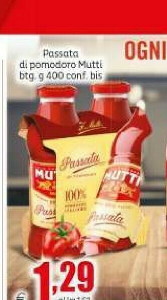 Elite Mutti Passata di pomodoro offerta