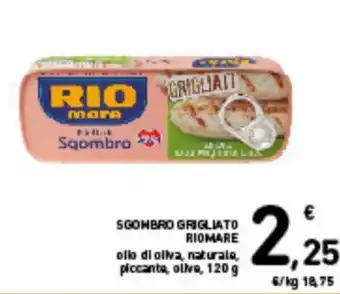 Spazio Conad Rio mare Sgombri grigliato 120 g offerta