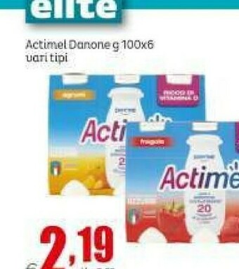 Elite Danone Actimel offerta