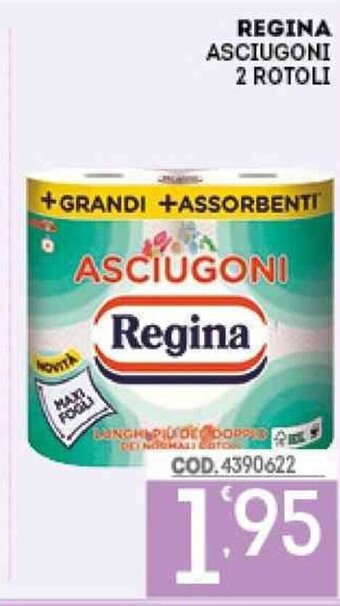 Eurocash Regina Asciugoni 2 Rotoli offerta
