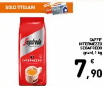 Spazio Conad Segafredo caffè intermezzo 1 kg offerta