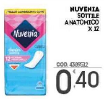 Eurocash Nuvenia Sottile Anatomico x 12 offerta