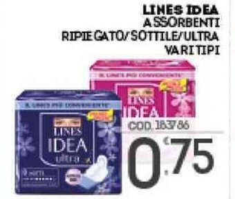 Lines Idea Assorbenti Ripiegato/Sottile/Ultra Vari Tipi