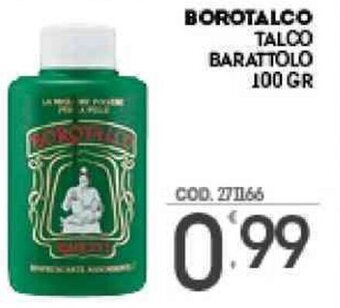 Eurocash Borotalco Talco Barattolo 100 gr offerta