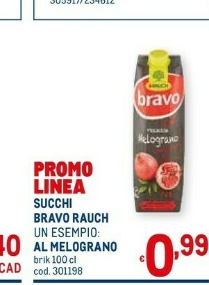 Metro Bravo Succhi Di Frutta offerta