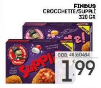 Eurocash Findus Crocchette/Supplì 320 gr offerta