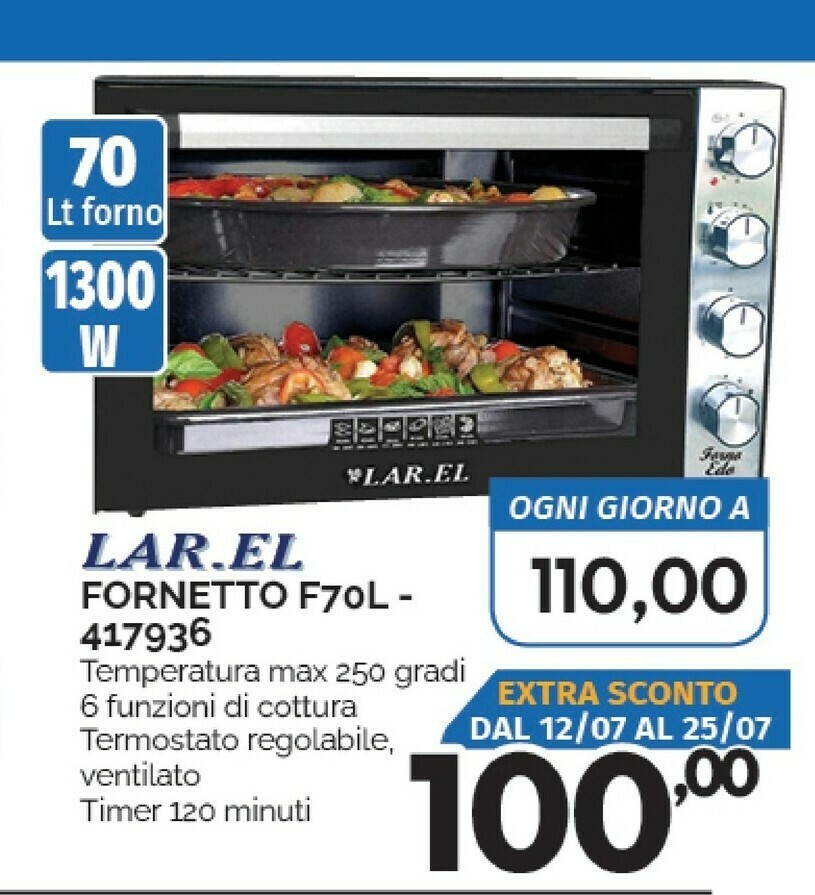 Forno elettrico offerta di Orizzonte