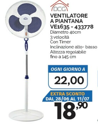 Orizzonte Ventilatore offerta