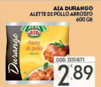 Eurocash AIA Durango Alette di Pollo Arrosto 600 gr offerta