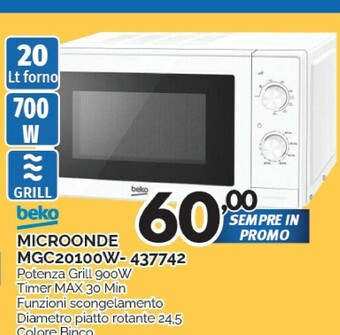 Orizzonte Beko Microonde offerta
